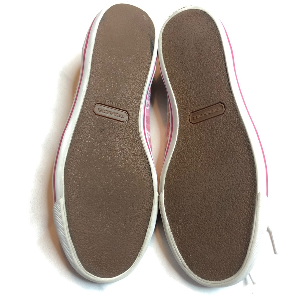 Coach Suzzy plaid multicolor sneakers tennis shoes - Picture 6 of 9